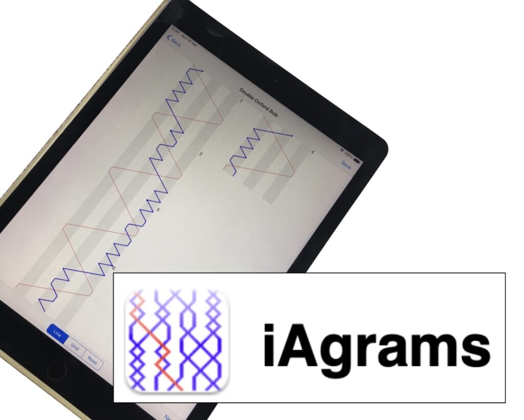 Graphic of iPad with iAgrams.